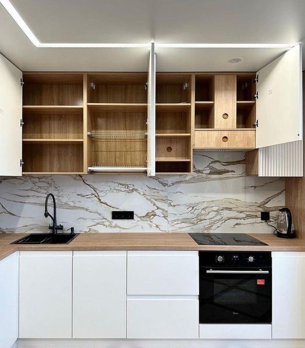 Белая Угловая Кухня Кухонный Гарнитур Купить Новые Кухни Недорого