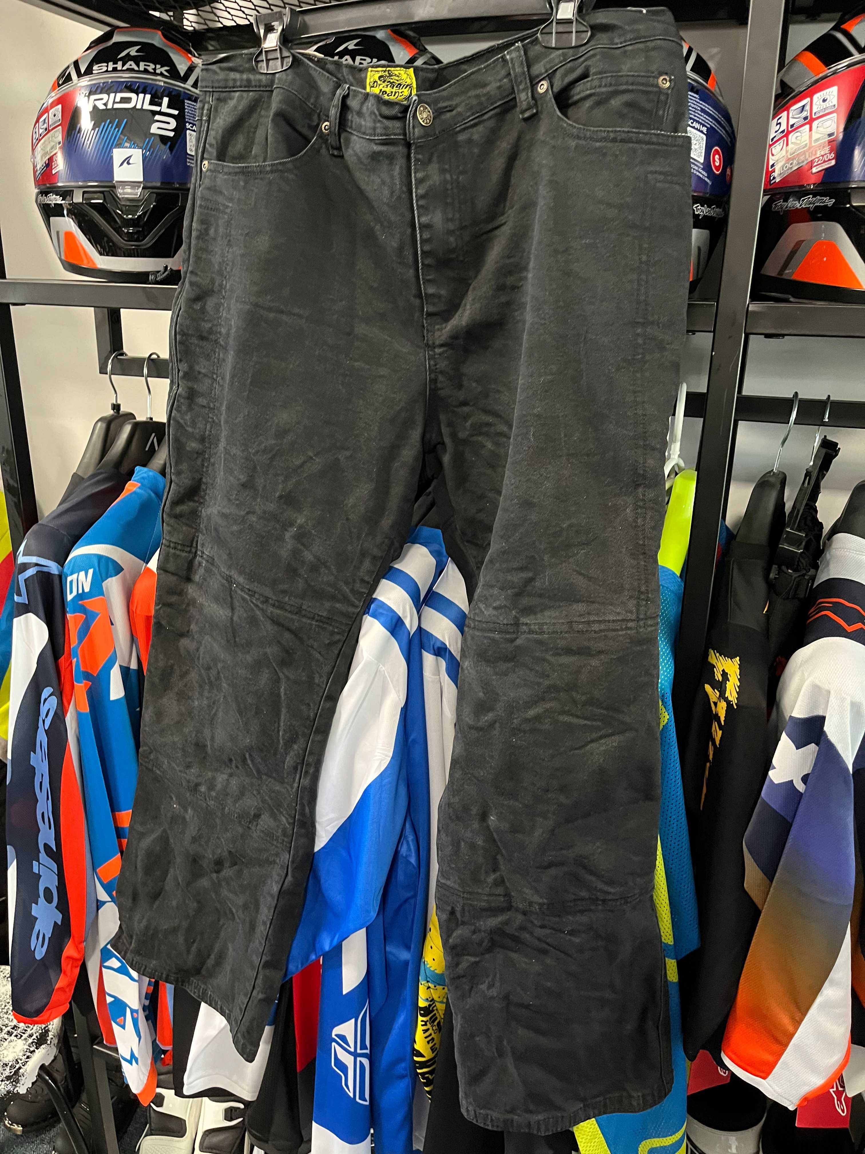 Мото дънки DRAG IN Jeans ,протектори и KEVLAR , разм.XL-36 ,като нови,