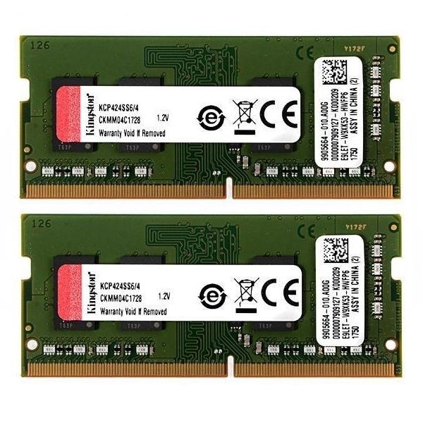 Kit 8GB DDR4 memorie de laptop Kingston 2400MHz 1.2v CL17 sigilat nou