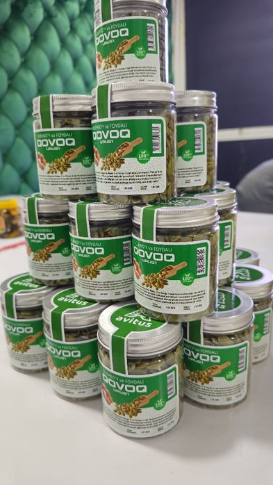 Oshqovoq urug'i sof tabiy mahsulot