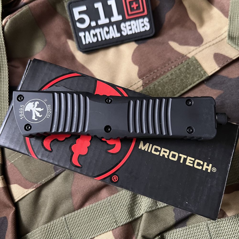 автоматичен нож мега здрав Tactical Microtech  за оцеляване самозащита