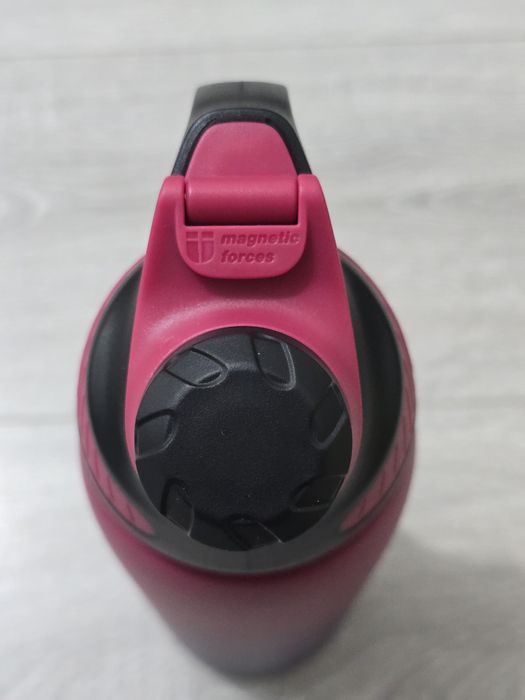 Sticlă sport Fjbottle inox 800ml tip termos,capac magnetic,vișiniu-mov