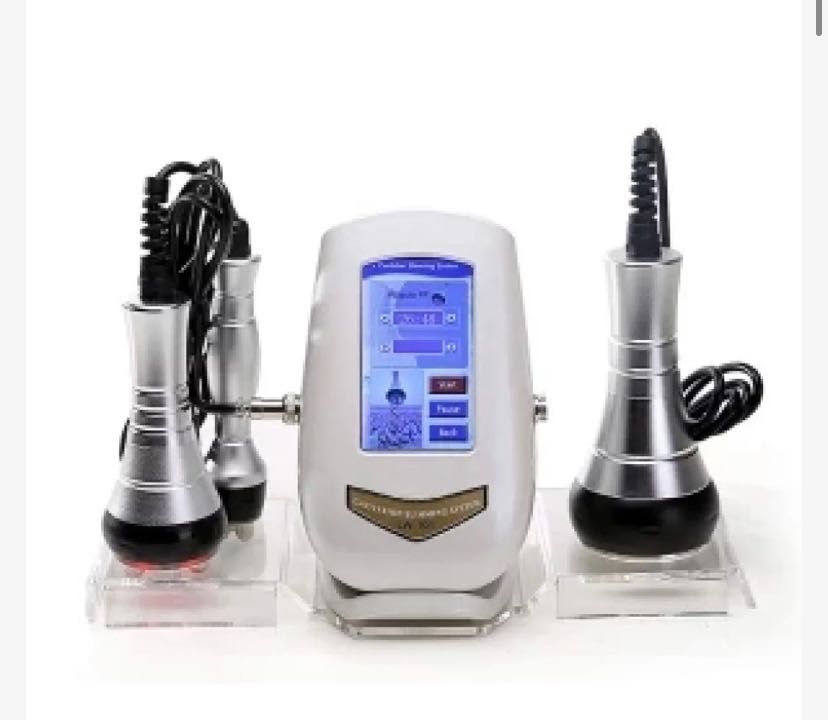 Aparat cosmetic profesional 3 in 1, cavitatie 40KHz, multipolar RF