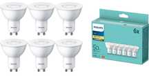 Becuri LED Philips, GU10, 4.7W (50W), 380 lm, lumina alba calda 2700K