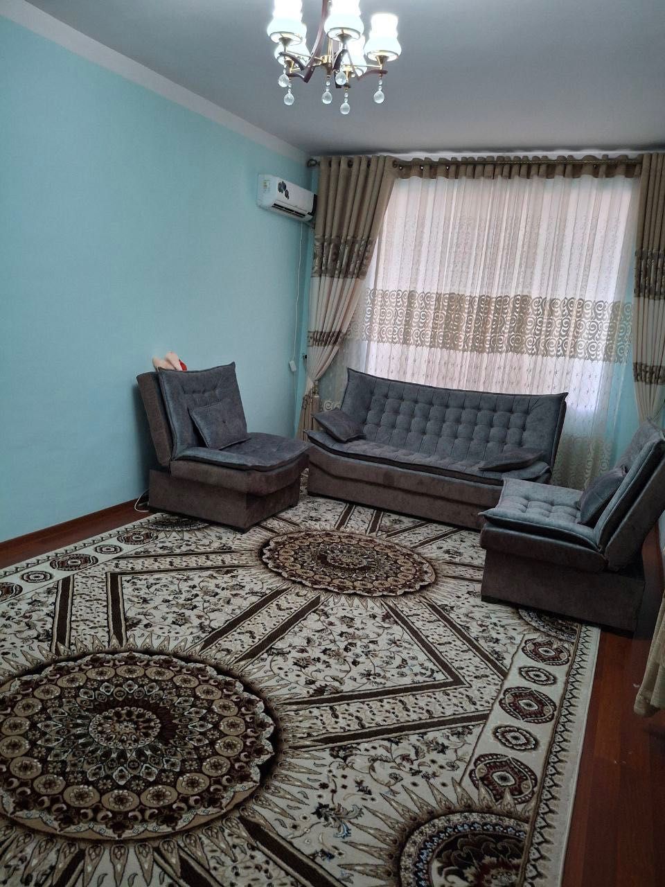 Yangi domlardan 2xonali kvartira sotiladi 72m2
