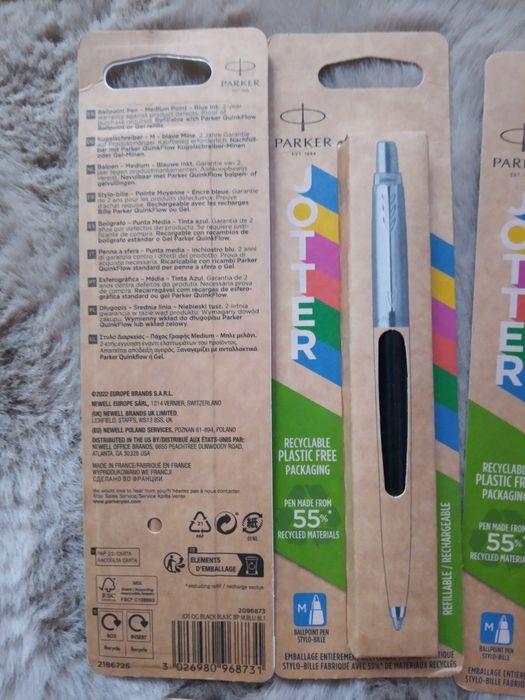 Химикалки Parker в черно