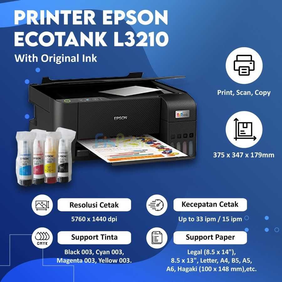 МФУ Epson EcoTank L3210 – Надежность и качество по лучшей цене!