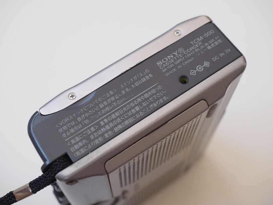 Casetofon Sony TCM-500 clear voice, Walkman, player retro