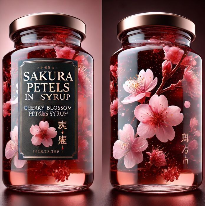 Лепестки сакуры в сиропе 1кг