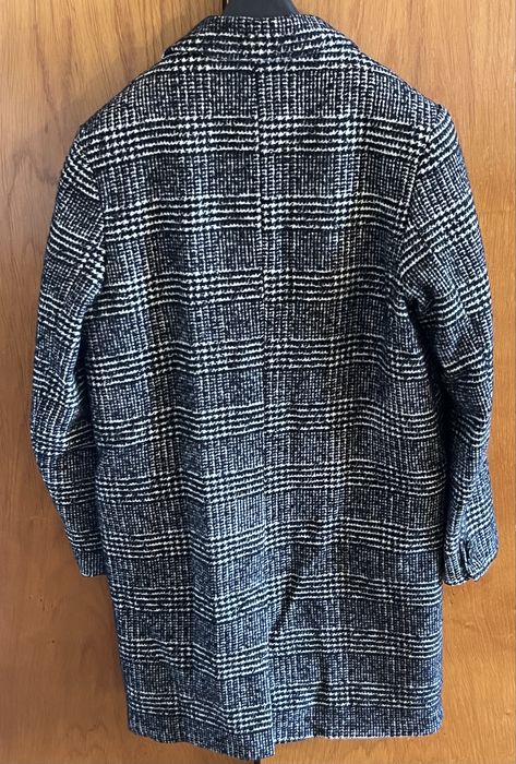 Palton barbati H&M carouri gri-negru