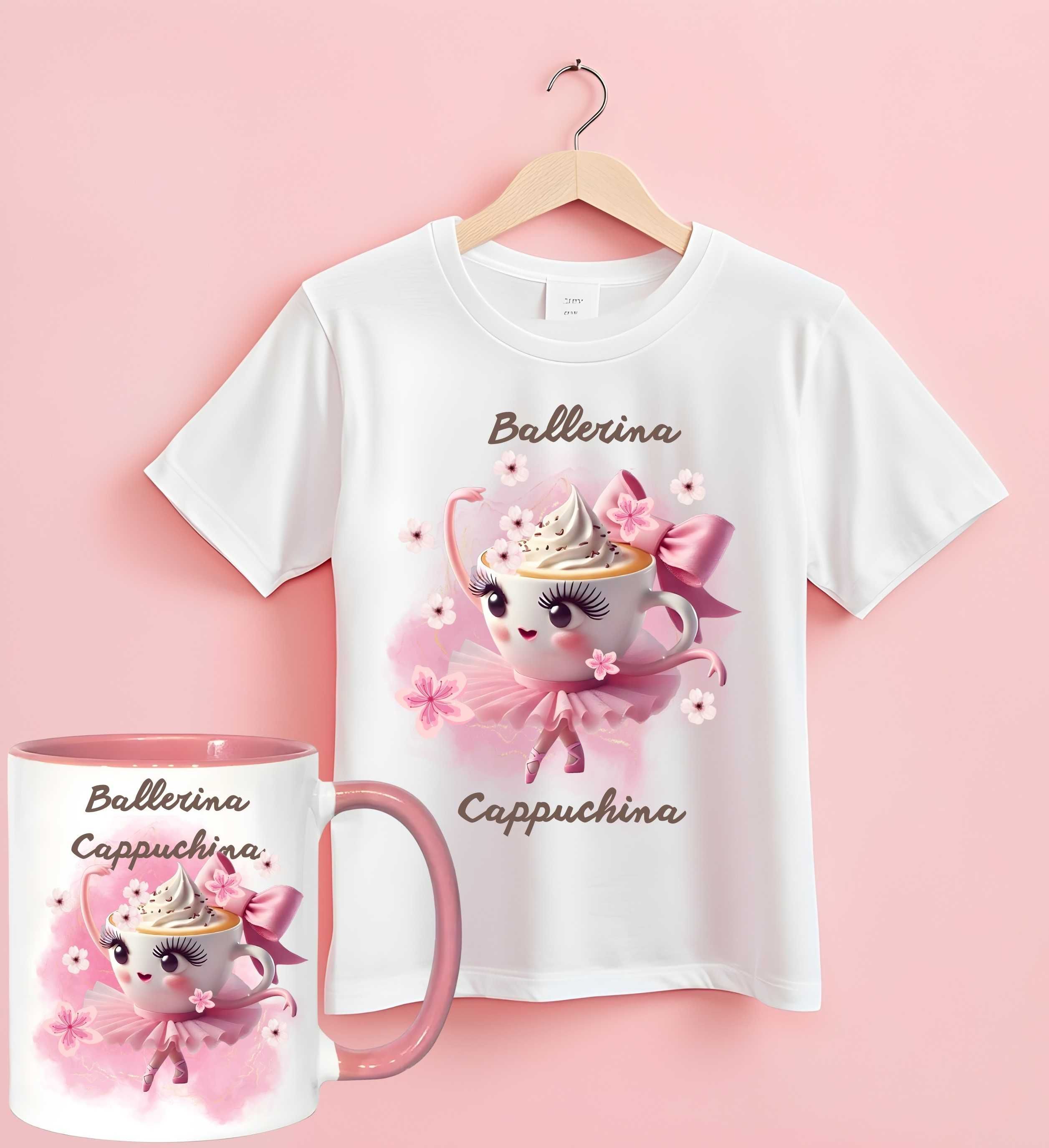 Комплект тениска и чаша Ballerina Cappuchina