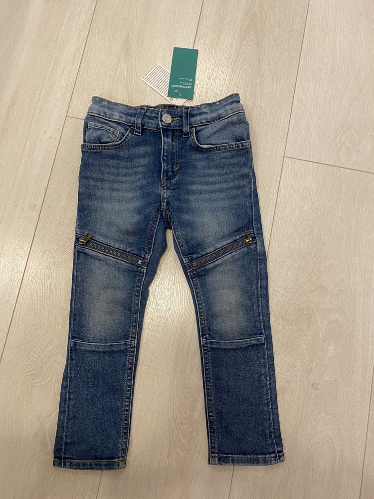 Blugi H&M noi cu eticheta 3-4 ani