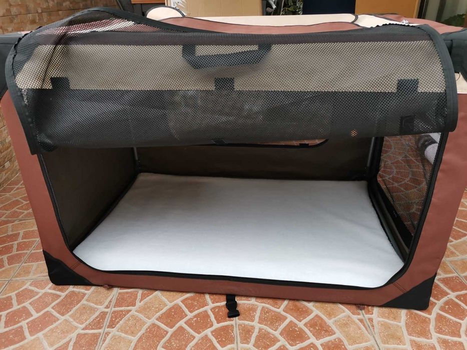 Cutie de transport pt. caini KARLIE Smart Top De LUXE, XL, 106x71x69cm