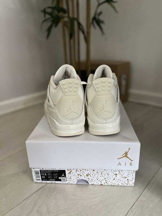 % 5LEI LIVRARE % Nike Air Jordan 4 Metalic Gold Editie Limitata