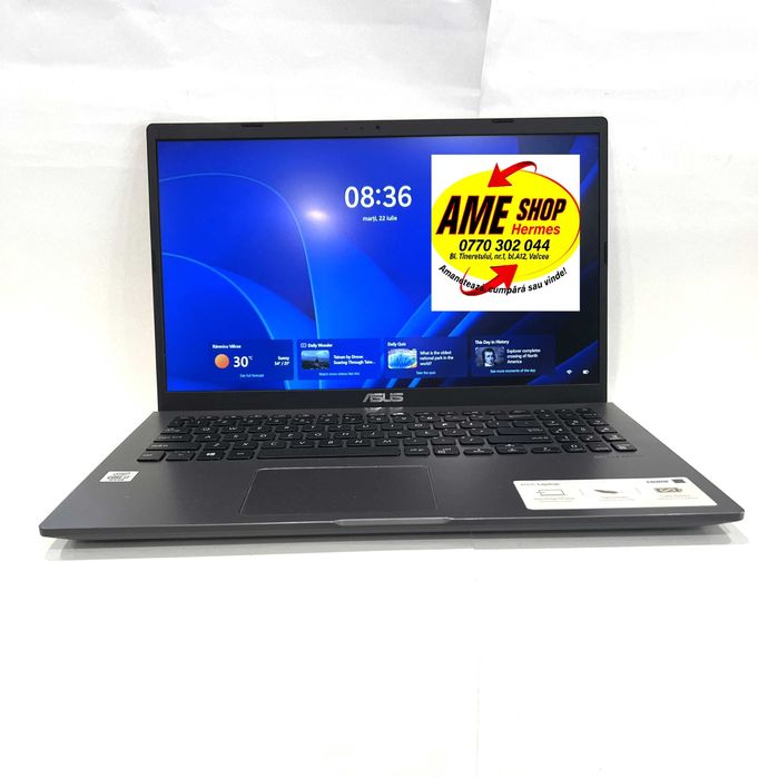 Laptop ASUS X509J, 512GB SSD/8GB RAM, Intel Core i7-1065G7