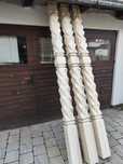 Stalp sculptat brad ornamental terasa foisor toaca