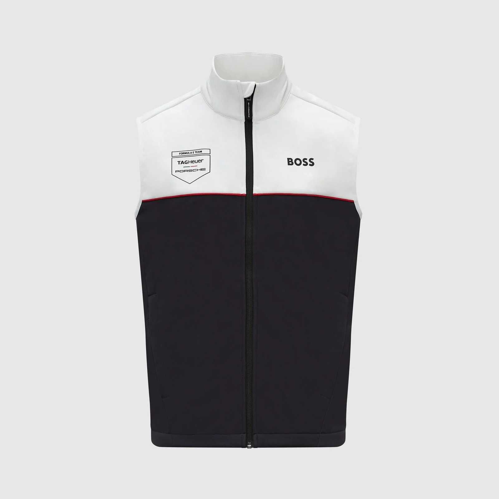 Porsche Motorsport x Boss Softshell Vest - Оригинален мъжки елек L
