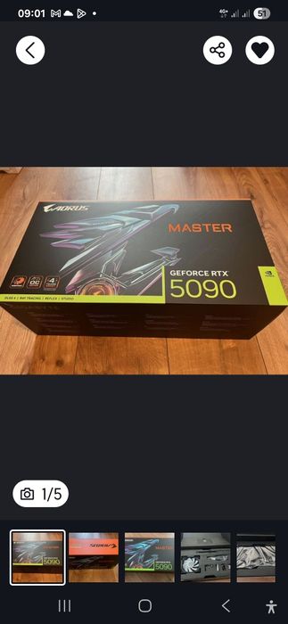 Rtx 5090 Aorus Master Nou
