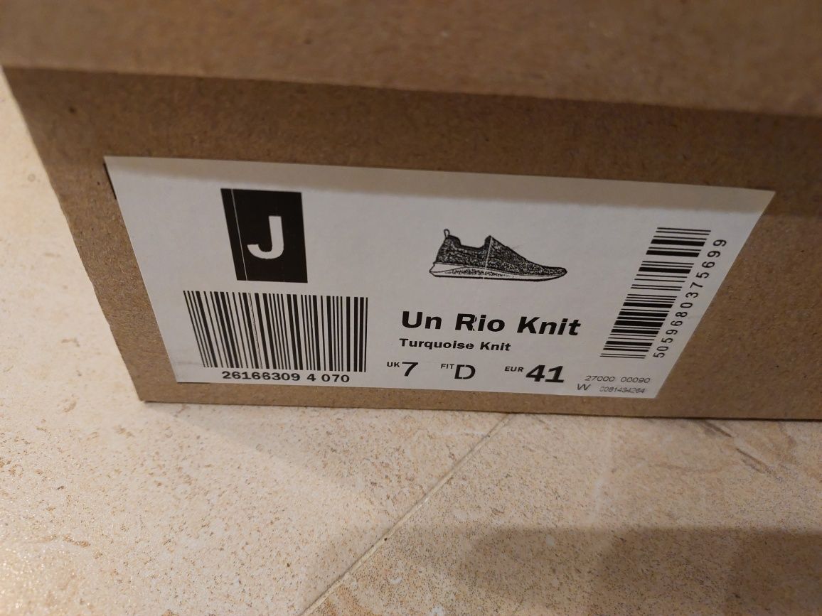 Clarks un rio knit 41, washable