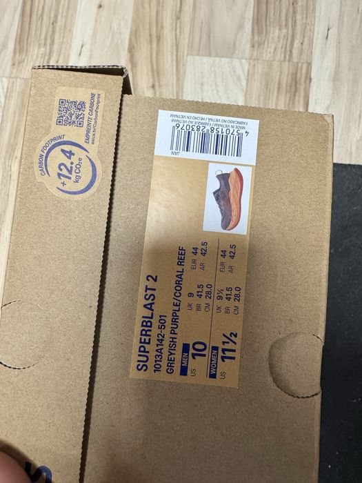 Чисто НОВИ! Asics SUPERBLAST 2 greyish purple/coral reef