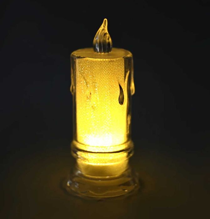 Лампа свещ, без пламък, на батерии