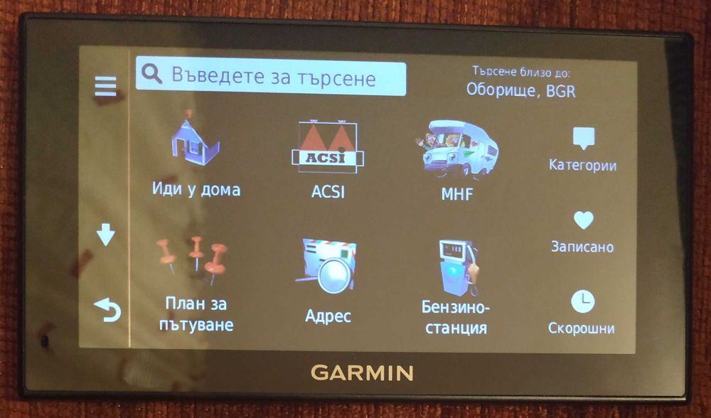 Навигации камион кемпер Garmin Dezl 560  580  780 760 Camper 660 770
