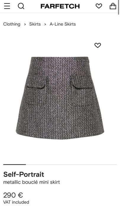 Нова колекция! Self-Portrait сет от две части сако с пола