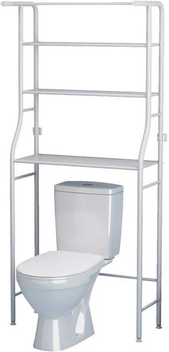 Etajera baie UDEAR, 3 rafturi, alba