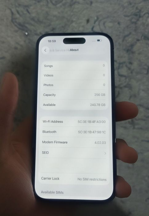 iPhone 14 pro 256 Gb 600$