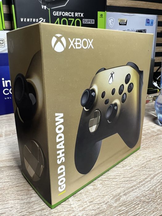 Новый запечатанный Геймпад Xbox Controller Gold Shadow Special Edition
