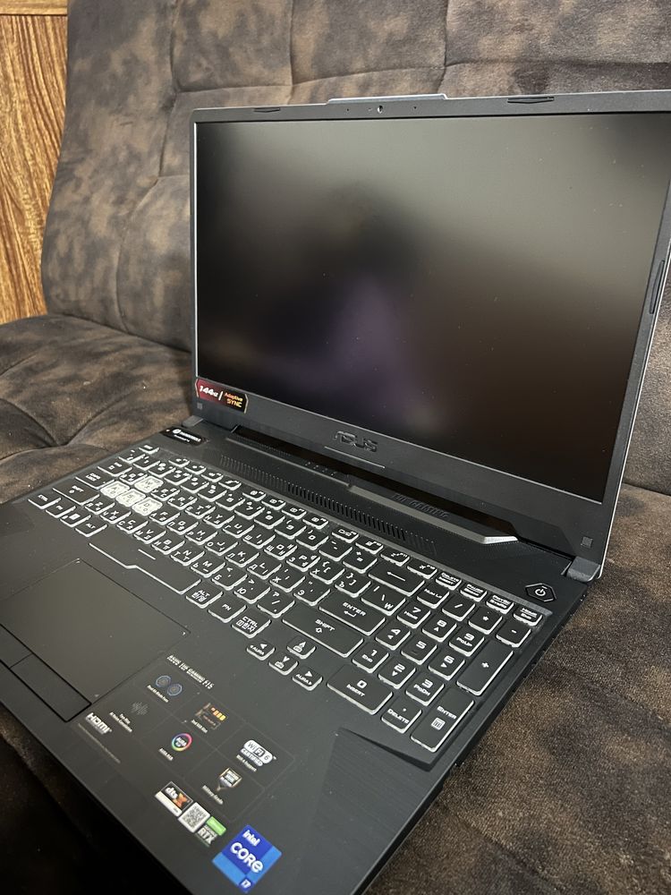 Notebook Asus tuf gaming notebook yengidek korobka dok