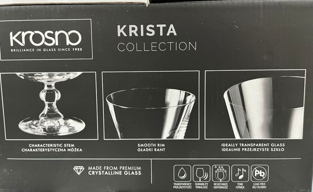 Vand set 6 boluri salata/inghetata Krosno