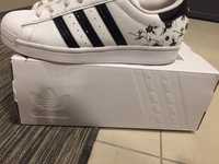 Adidas Superstar, piele naturala, aproape noi, mar. 37 1/2