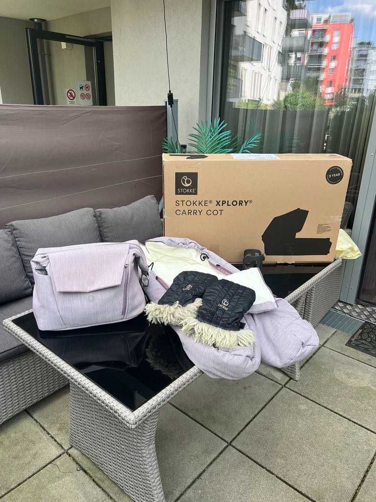 Бебешка количка Stokke xplory V6 brushed lilac