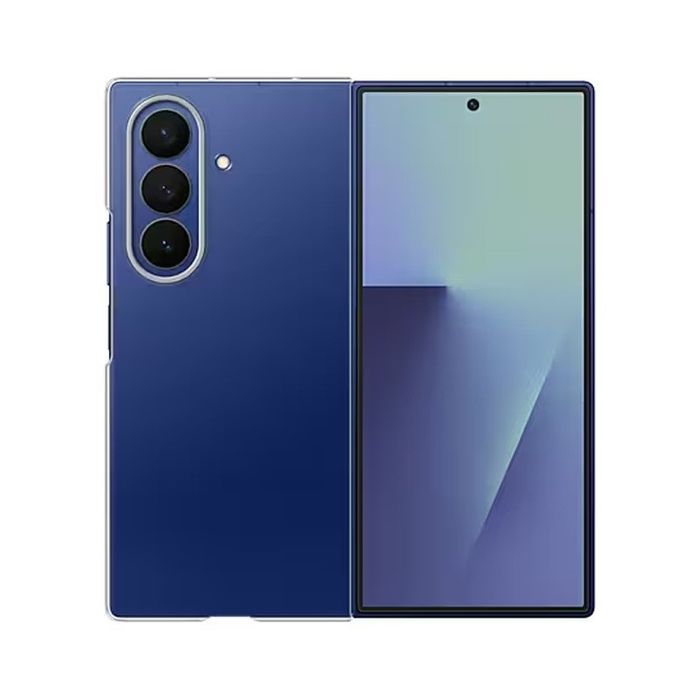 Husa Samsung pentru Galaxy Z Fold7, Transparentă Clear Case, 2 folii