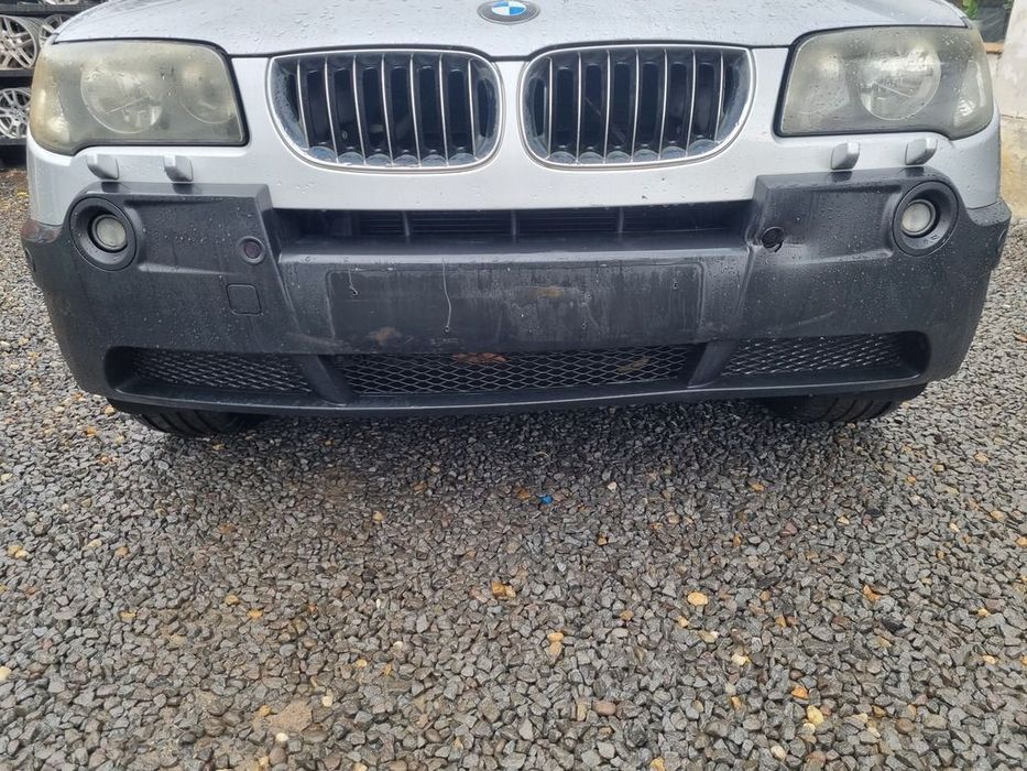 Bara fata BMW X3 E83 2003 - 2006 Titan Silber Metallic 354 (1362) model cu spalatoare far