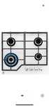 Plita incorporabila Electrolux KGG64362W, Gaz, 4 arzatoare