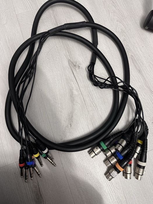 Cablu Stereo Multicore XLR Jack cu 8 intrari The Sssnake
