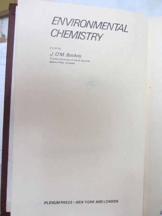 Книги- Химия окружающей средьi