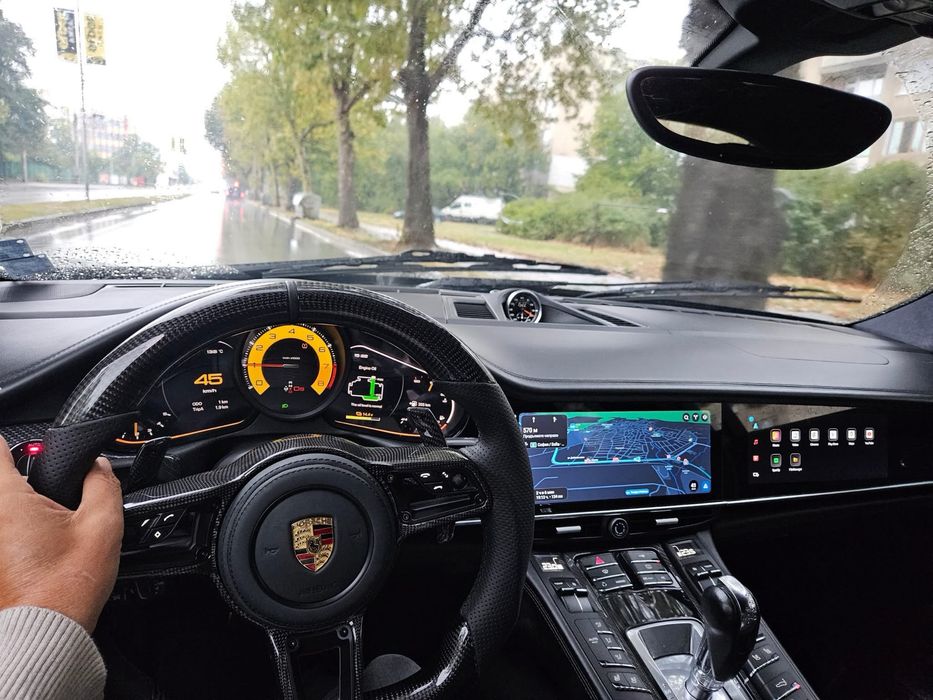 Двоен дисплей за Панамера + оптик бокс за Brumester