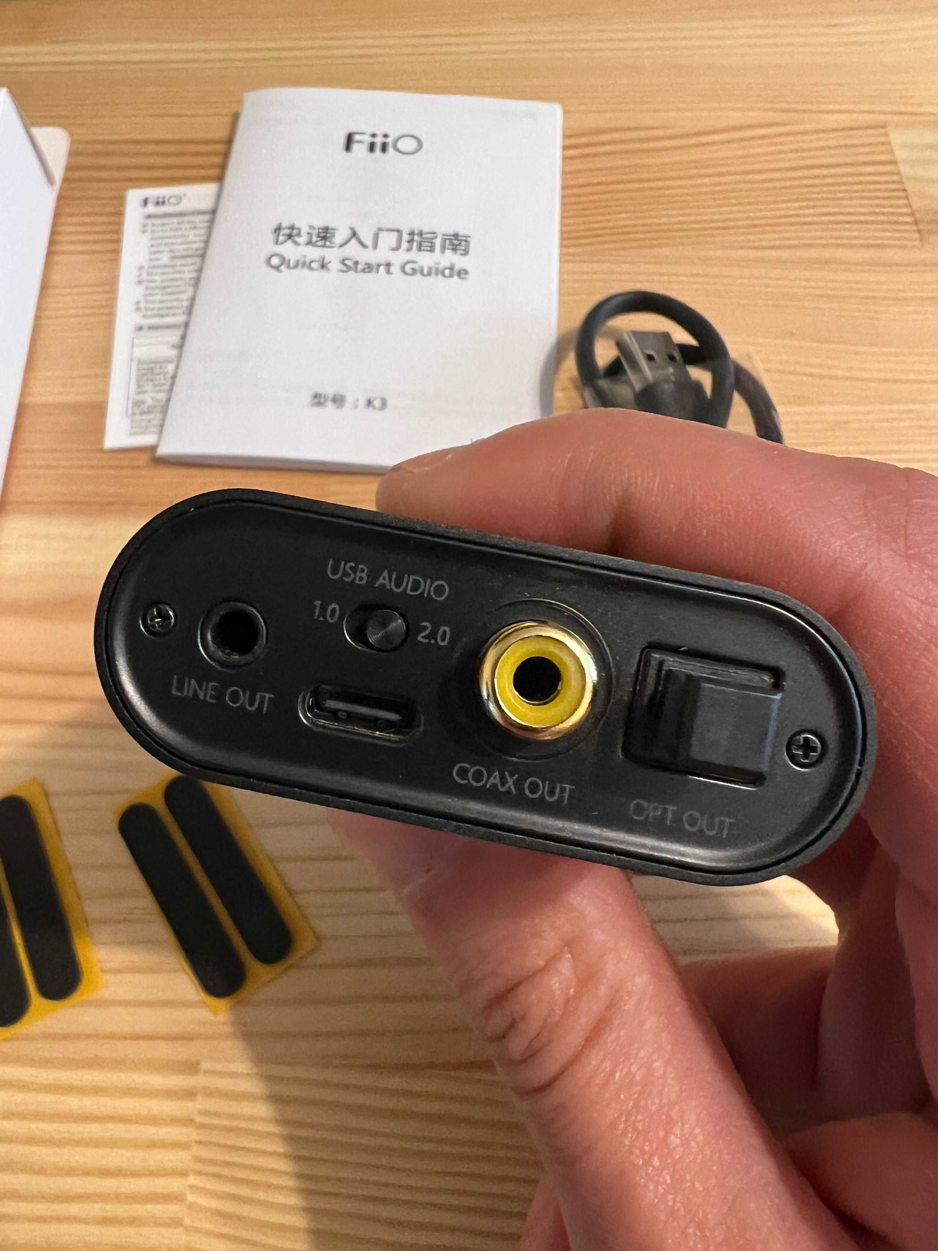 FiiO K3 USB DAC and Headphone Amplifier усилвател за слушалки