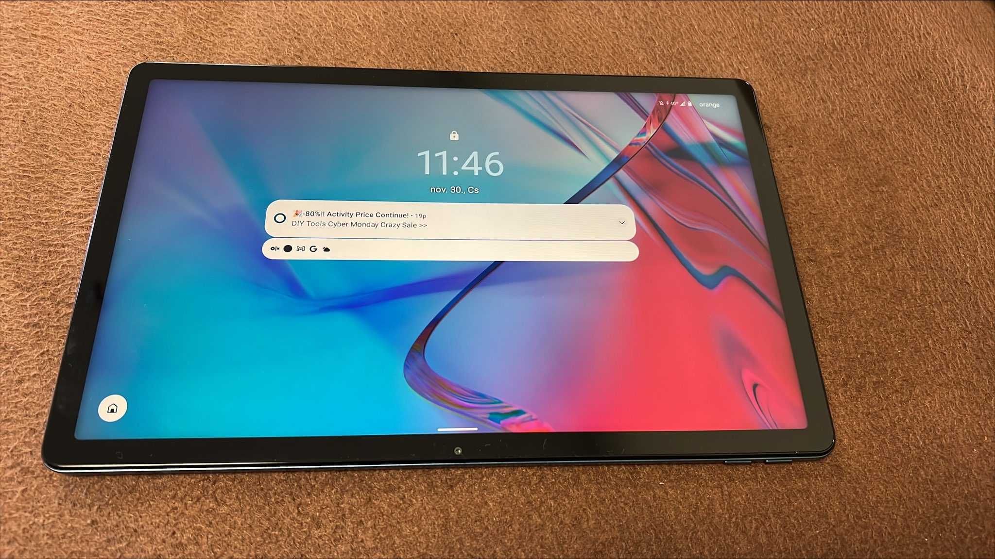 Tableta Lenovo Tab P11 5G cu SIM ram 8 GB stocare 256 GB