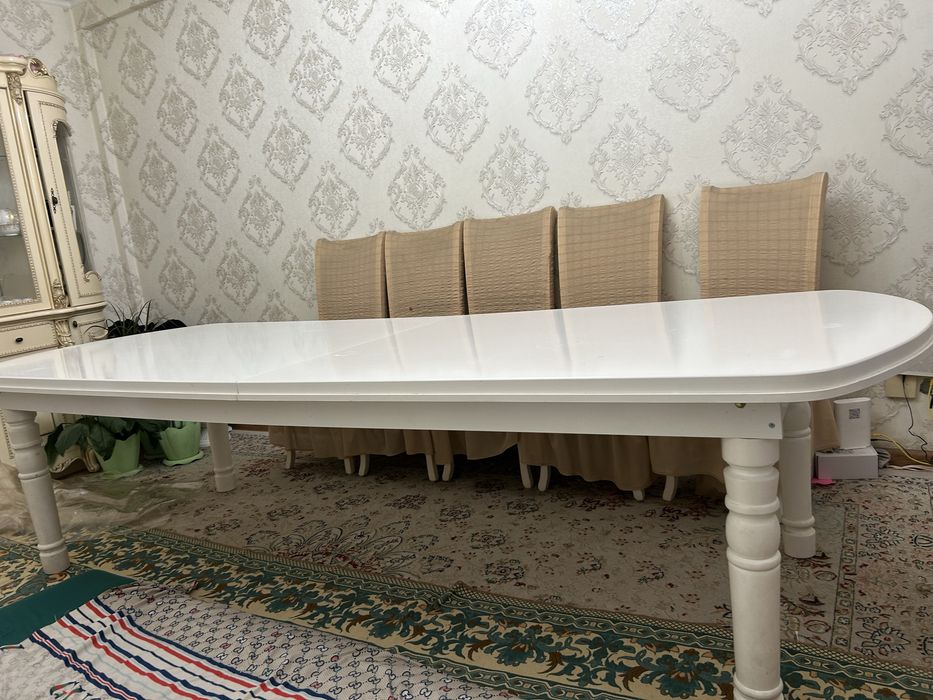 Стол новый белый тексерип алсанныздар болады