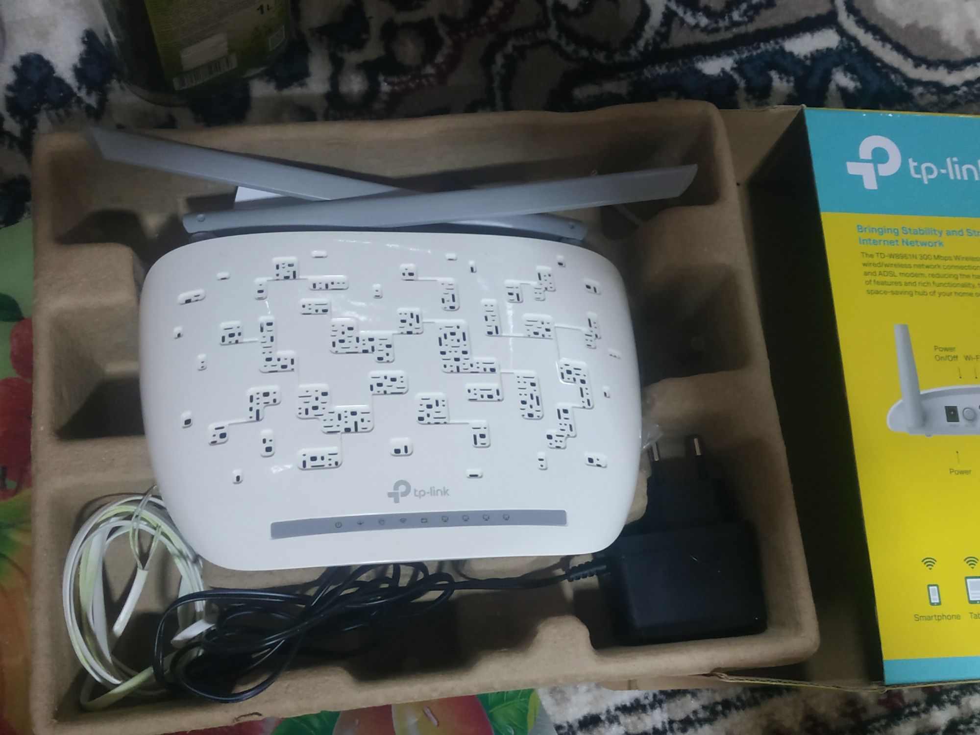 WIFI ROUTER MODEM Tp-link KOʻP ishlatilmagan karobka dokument bir oy i