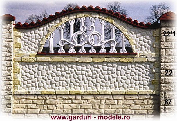 Gard placi prefabricate din beton.Bârlad,Podul Turcului,Huși,Negrești,