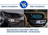 Navigatie Mercedes Benz S Class S W221 W216  Android Carplay Bluetooth