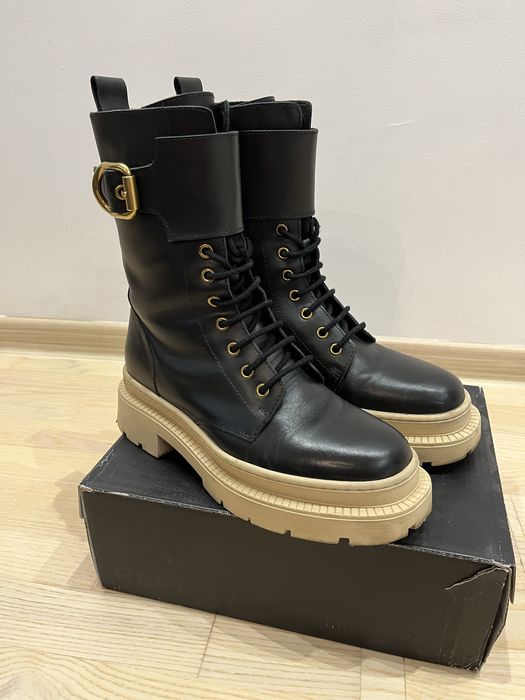 Дамски боти естествена кожа Gino Rossi