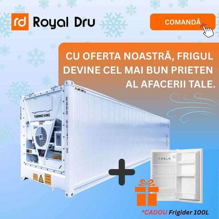 Container frigorific Thermo King - produse perisabile,alimente,legume
