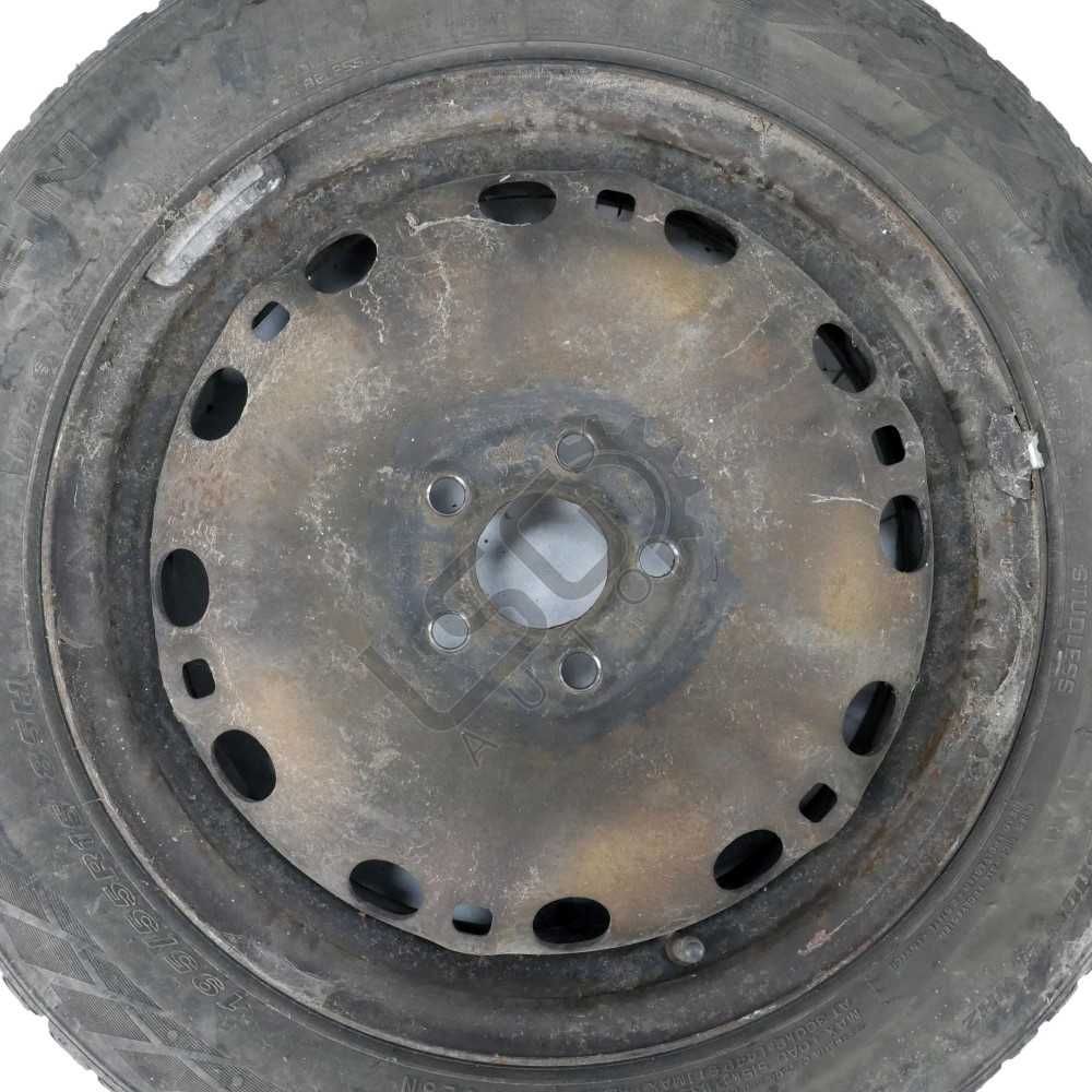 Стоманени джанти 5x100 с гуми R15 Skoda FABIA II 2007-2014 ID:143753