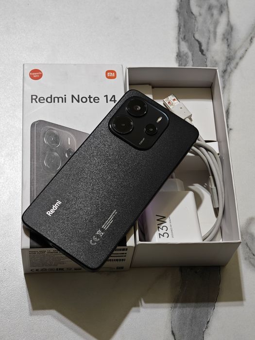 Redmi Note 14 256 gb Ram 8 полный комплект